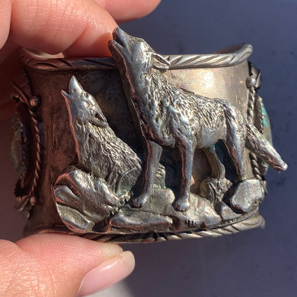 Silver Navajo style bracelet